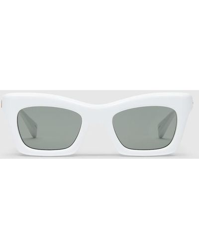 Gucci Rectangular Frame Sunglasses - Gray