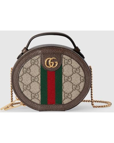 Gucci Ophidia Mini Chain Bag - Natural