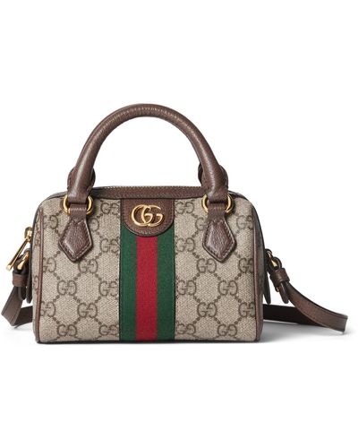Gucci Ophidia Super Mini Bag - Brown