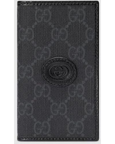 Gucci Wallet With Interlocking G - Gray