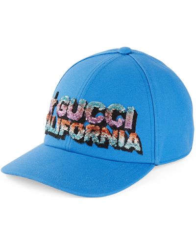 Gucci ' California' Baseball Hat - Blue
