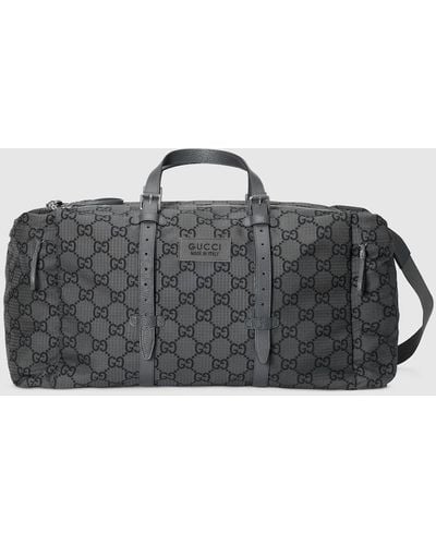 Gucci Maxi GG Ripstop Duffle Bag - Black