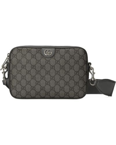 Gucci Ophidia GG Crossbody Bag - Grey