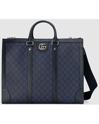Gucci Ophidia Large Tote Bag - Blue