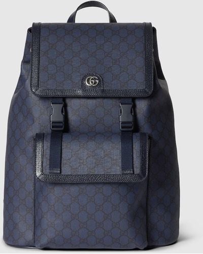 Gucci Ophidia Large GG Backpack - Blue