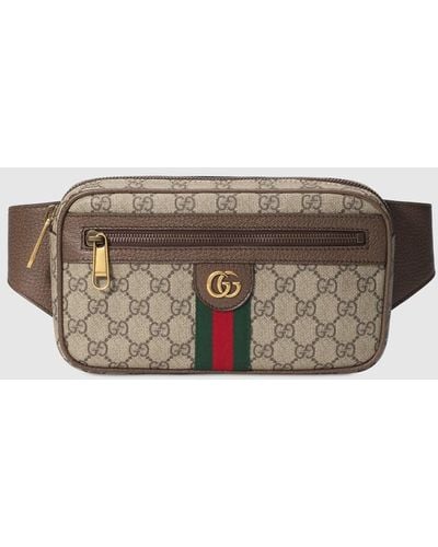 Gucci Ophidia GG Belt Bag - Brown