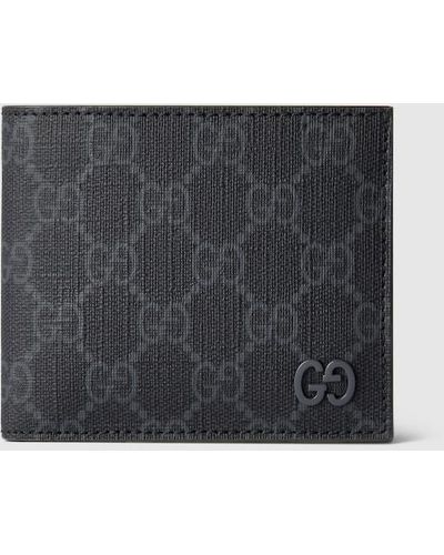 Gucci GG Wallet With GG Detail - Gray
