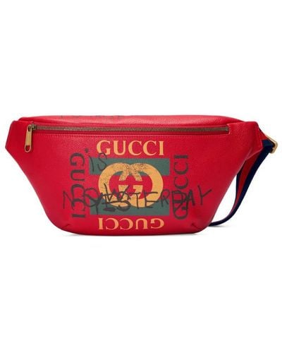 Gucci Coco Capitán Logo Belt Bag - Red