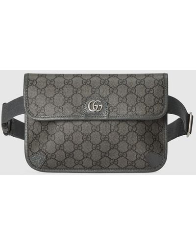 Gucci Ophidia gg Canvas Belt Bag - Gray