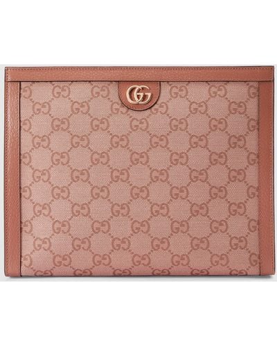 Gucci Ophidia GG Pouch - Pink