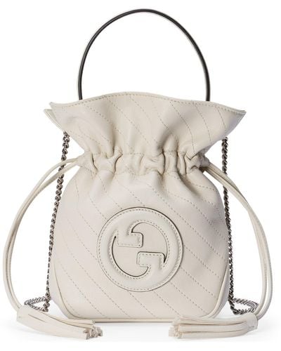Gucci Blondie Mini Bucket Bag - White