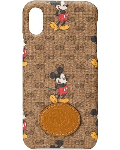 Gucci Disney X Iphone X/xs Case - Natural