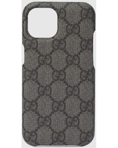 Gucci Ophidia GG Iphone 15 Pro Case - Gray