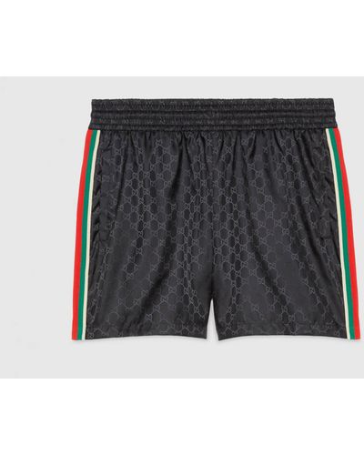 Gucci GG Jacquard Nylon Swim Shorts - Black