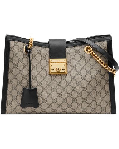 Gucci Padlock Medium GG Shoulder Bag - Metallic