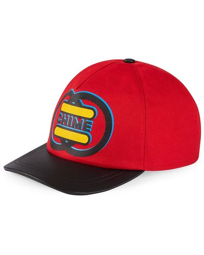 Gucci Chime For Change Printed Baseball Hat - Red