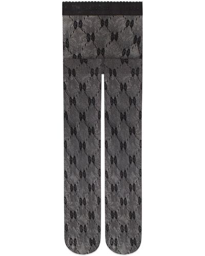 Gucci GG Knit Tights - Grey