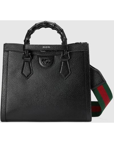 Gucci Diana Small Tote Bag - Black