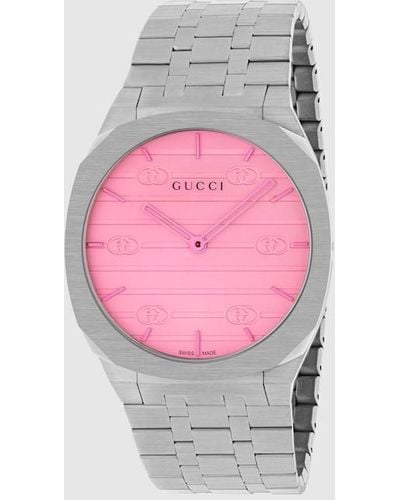 Gucci 25h Watch, 38mm - Pink