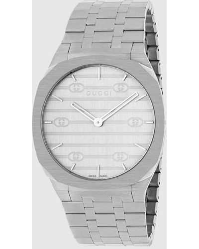 Gucci 25h Watch - Metallic
