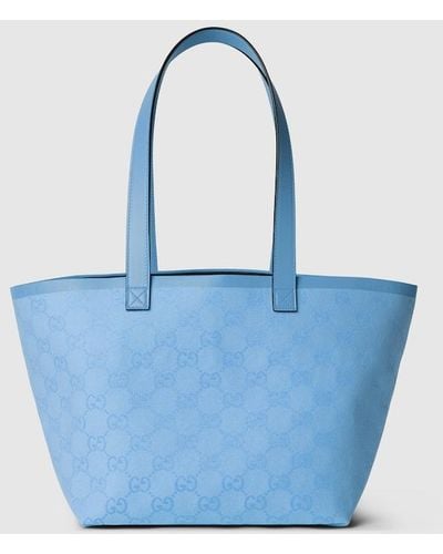Gucci GG Small Tote Bag - Blue