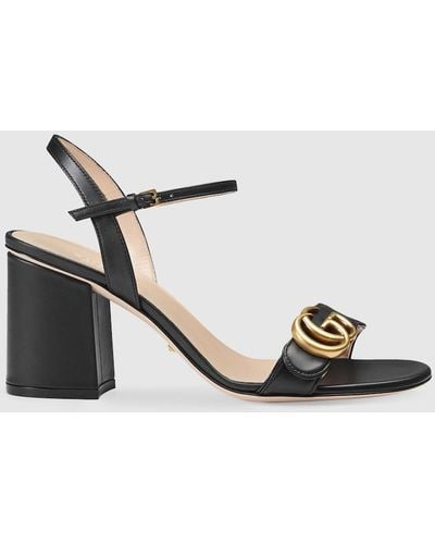 Gucci Leather Sandals - Black