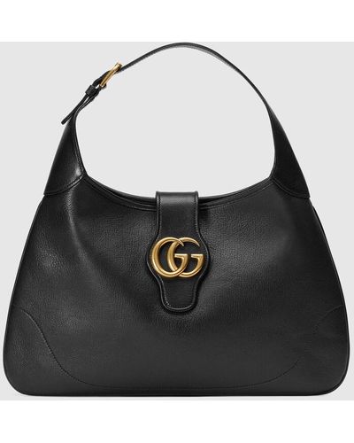 Gucci Aphrodite Medium Shoulder Bag - Black