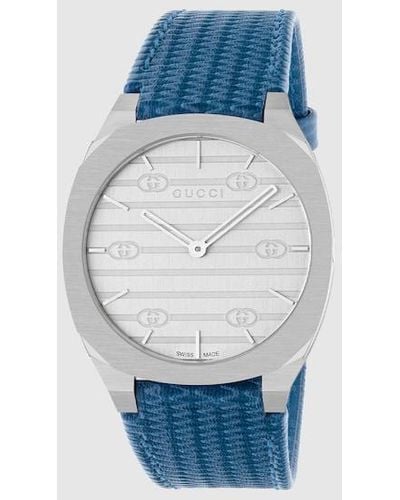 Gucci 25h Watch - Blue