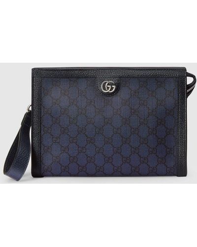 Gucci Ophidia GG Pouch - Blue