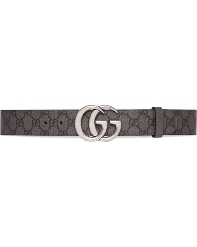 Gucci GG Marmont Reversible Belt - Grey