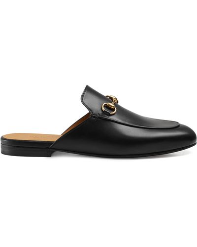 Gucci Princetown Leather Slipper - Black