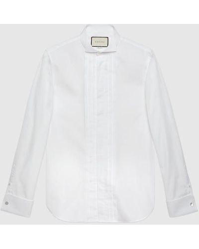 Gucci Sea Island Cotton Shirt - White