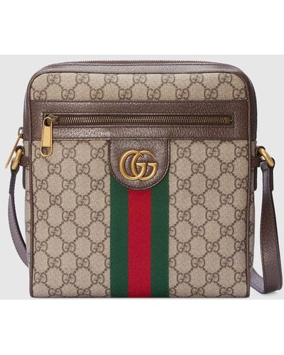 Gucci Ophidia GG Small Messenger Bag - Natural