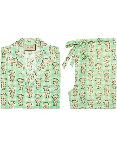 Gucci Ha Ha Ha Pajama Set - Green