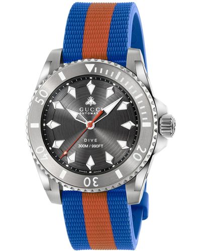 Gucci Dive Watch, 40mm - Blue