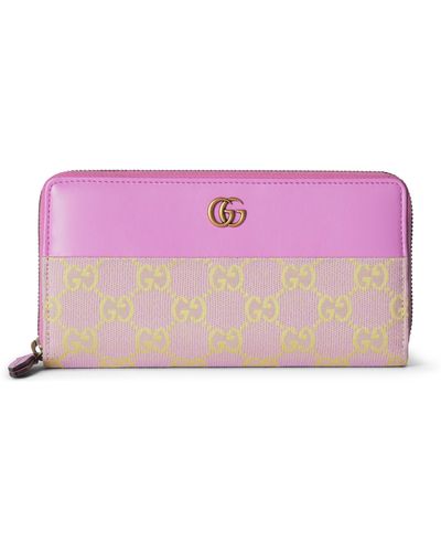 Gucci GG Zip-around Wallet - Purple