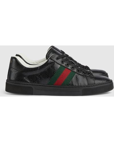 Black Gucci Sneakers for Women | Lyst