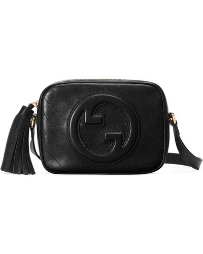 Gucci Blondie Leather Camera Bag - Black