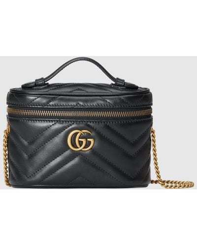 Gucci GG Marmont Mini Top Handle Bag - Blue