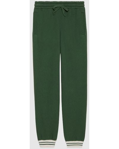 Gucci Cotton Jersey Trouser - Green