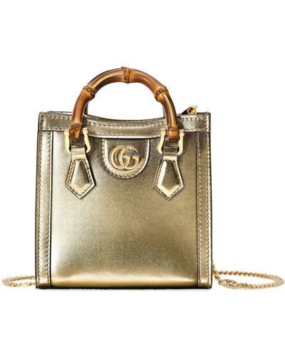 Gucci Diana Super Mini Bag - Metallic
