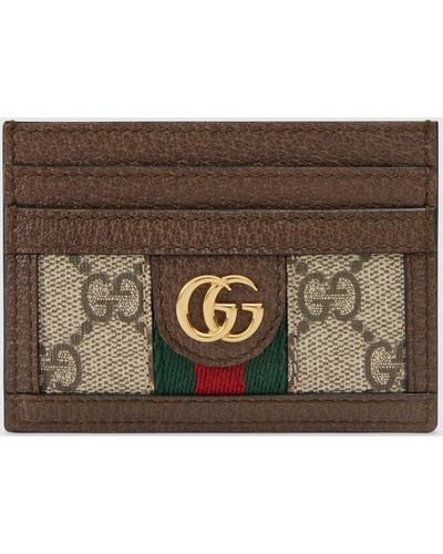 Gucci Monogram Piston Lock Compact Wallet - Gucci
