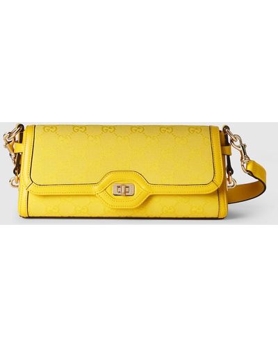 Gucci Luce Small Shoulder Bag - Yellow