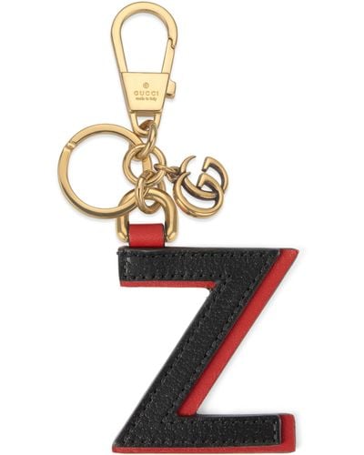 Gucci Letter Z Keychain - White
