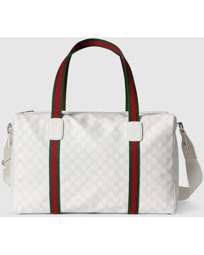 Gucci GG Large Duffle Bag - White