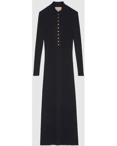 Gucci Extra Fine Viscose Dress - Black