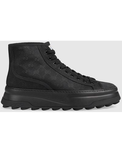 Gucci GG High Top Sneaker - Black
