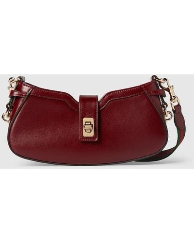 Gucci Moon Side Mini Shoulder Bag - Red