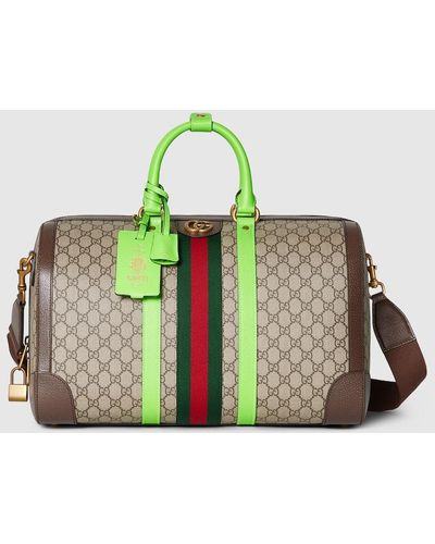 Gucci Savoy Medium Duffle Bag - Green