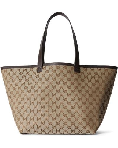 Gucci Original GG Medium Tote Bag - Brown